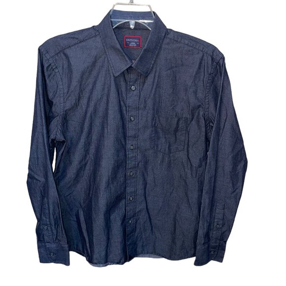 UNTUCKit Cotton Button Down Casual Dress Shirt Size Large‎ - Picture 1 of 5